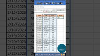 SUMIF EXCEL FORMULA #excel #shortcutkeys #excelshortcuts #exceltips #exceltricks #computer #viral