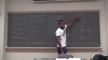 Math 205 Lecture 23 - More Integration by Substitution and Area between curves