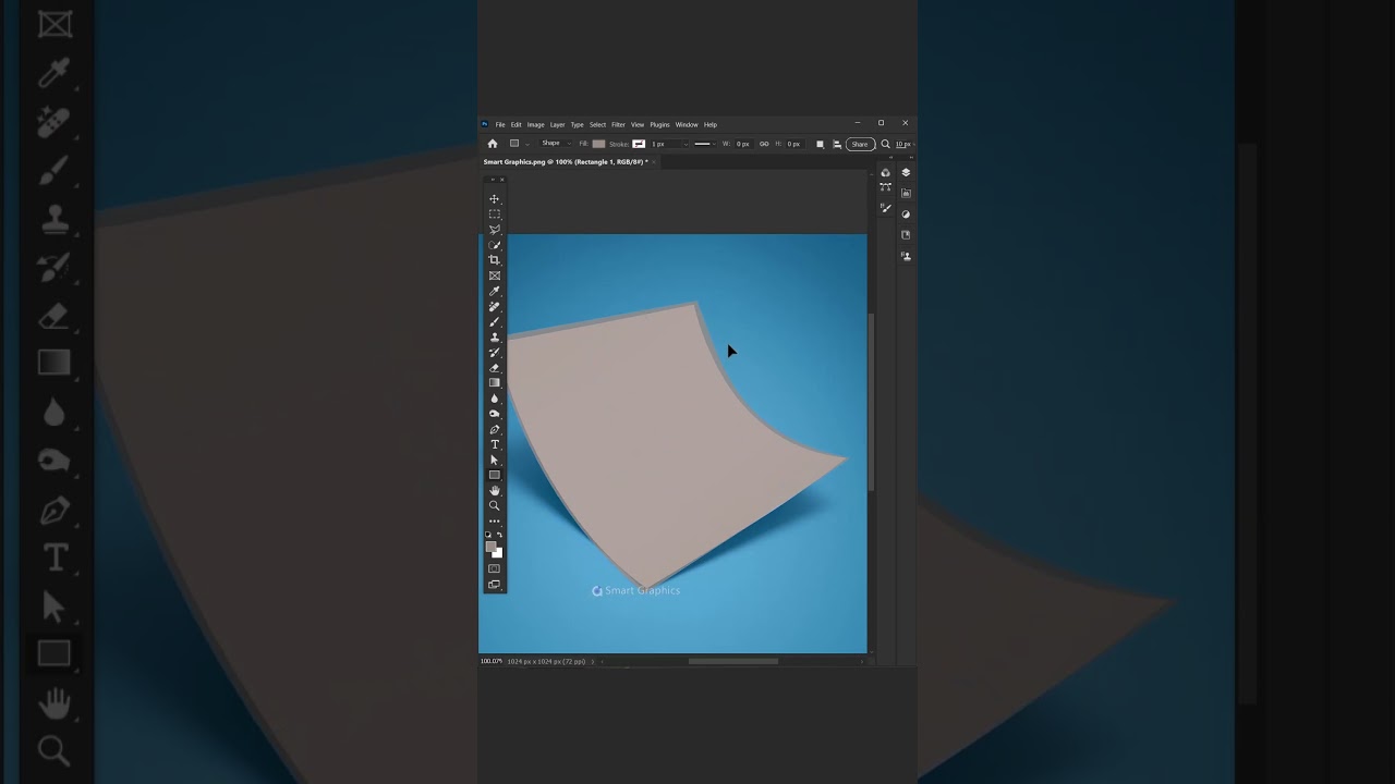 Create brochure mockup using Photoshop