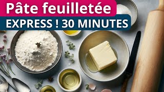 Pâte Feuilletée Express en 30 Min! Réalisez Galettes, Millefeuilles & Plus!