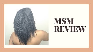 MSM REVIEW.. My hair grew 1 inch in just one week!