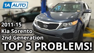 Top 5 Problems Kia Sorento SUV 2nd Generation 201115