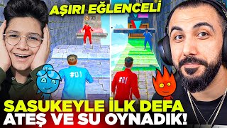 SASUKE İLE PUBG MOBILE'DA ATEŞ VE SU OYNADIK!! AŞIRI EĞLENCELİ YENİ MOD! screenshot 5