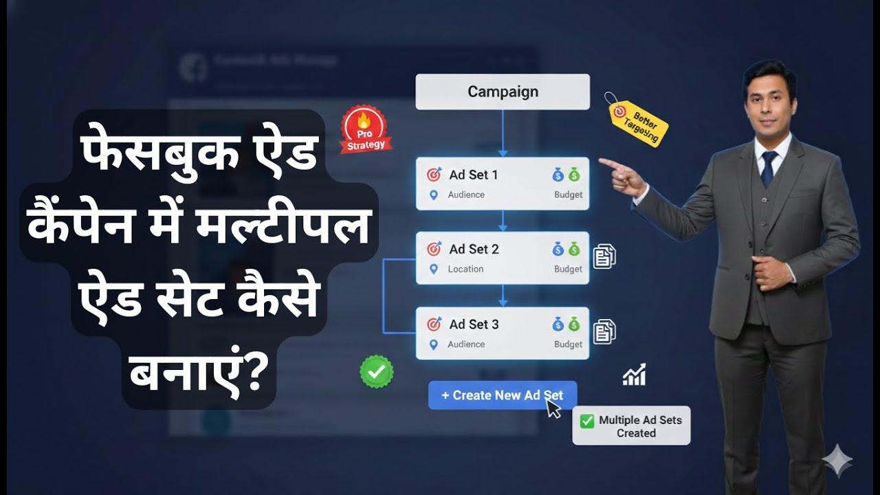 How to Create Multiple Ad Sets in one Facebook Ad campaign? - YouTube