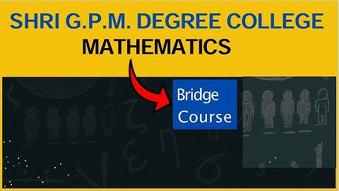 Bridge Course | Mathematics | Lecture 1 | Matrix