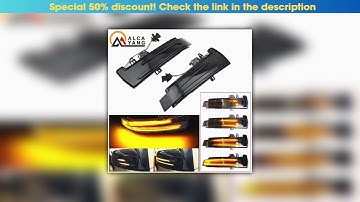 Review 2pcs Dynamic Turn Signal LED Light Side Mirror Indicator For Mercedes Benz W204 CLA A B C E•