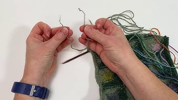 Little Lessons Intarsia: Felted Join Tutorial