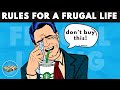 10 rules for a frugal life