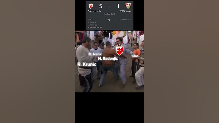 UCL 24/25 League Phase FK Crvena Zvezda vs VfB Stuttgart  5-1 Funny Borat Silas Balkan dance edit