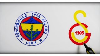 Fenerbahçe Galatasaray Kulübü Logo Çizimi Fb Gs Derbi Maçı Logo Nasıl Çizilir