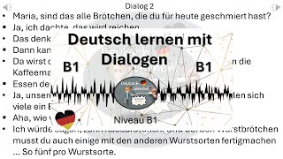 Dialoge B1  | Deutsch lernen durch Hören | 7 |