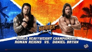 WWE2K15 Roman Reigns vs Daniel Bryan  for WH champion title.