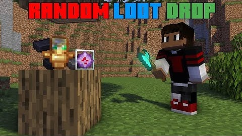 Random Block Drop Mod For Minecraft Bedrock/MCPE Download