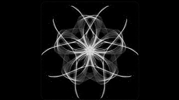 super fast animation 3d flower effect in white colour