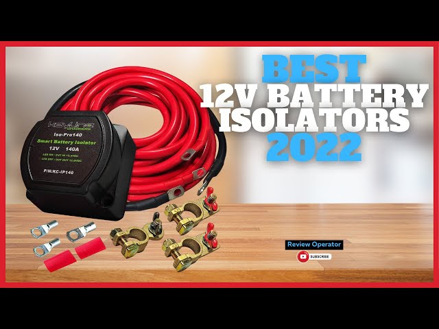 VEVOR 12V 140A Dual Battery Isolator Kit 6mtr for Auxiliary Battery Relay  System