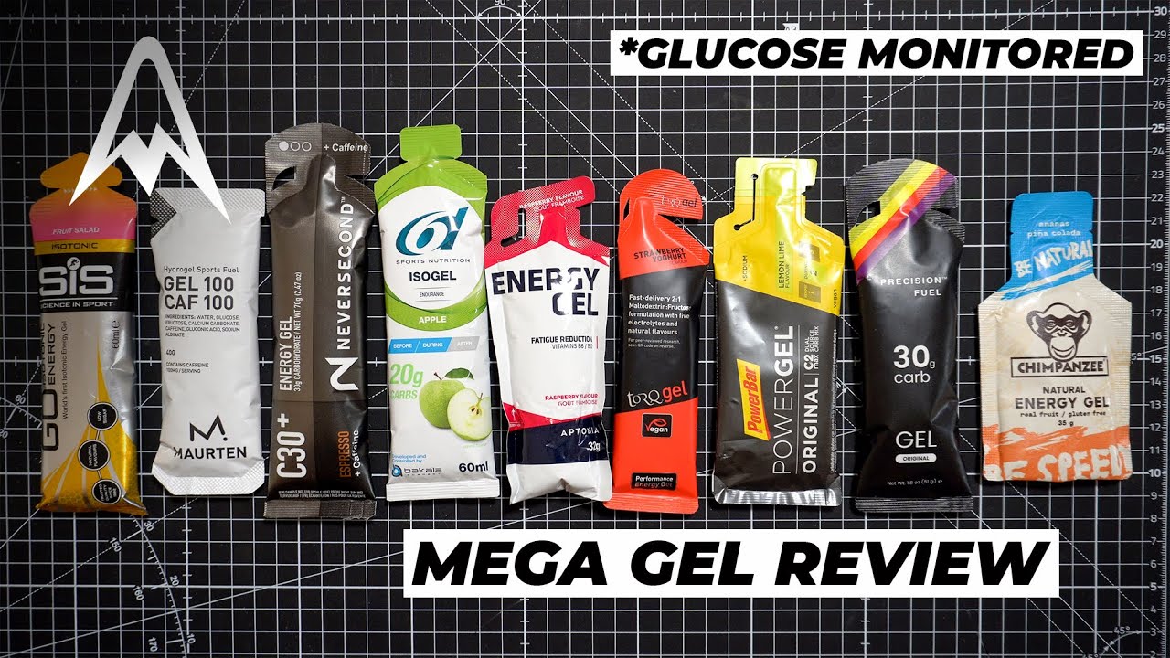 I TESTED 10 DIFFERENT ENERGY GELS AND MONITORED MY GLUCOSE LEVELS