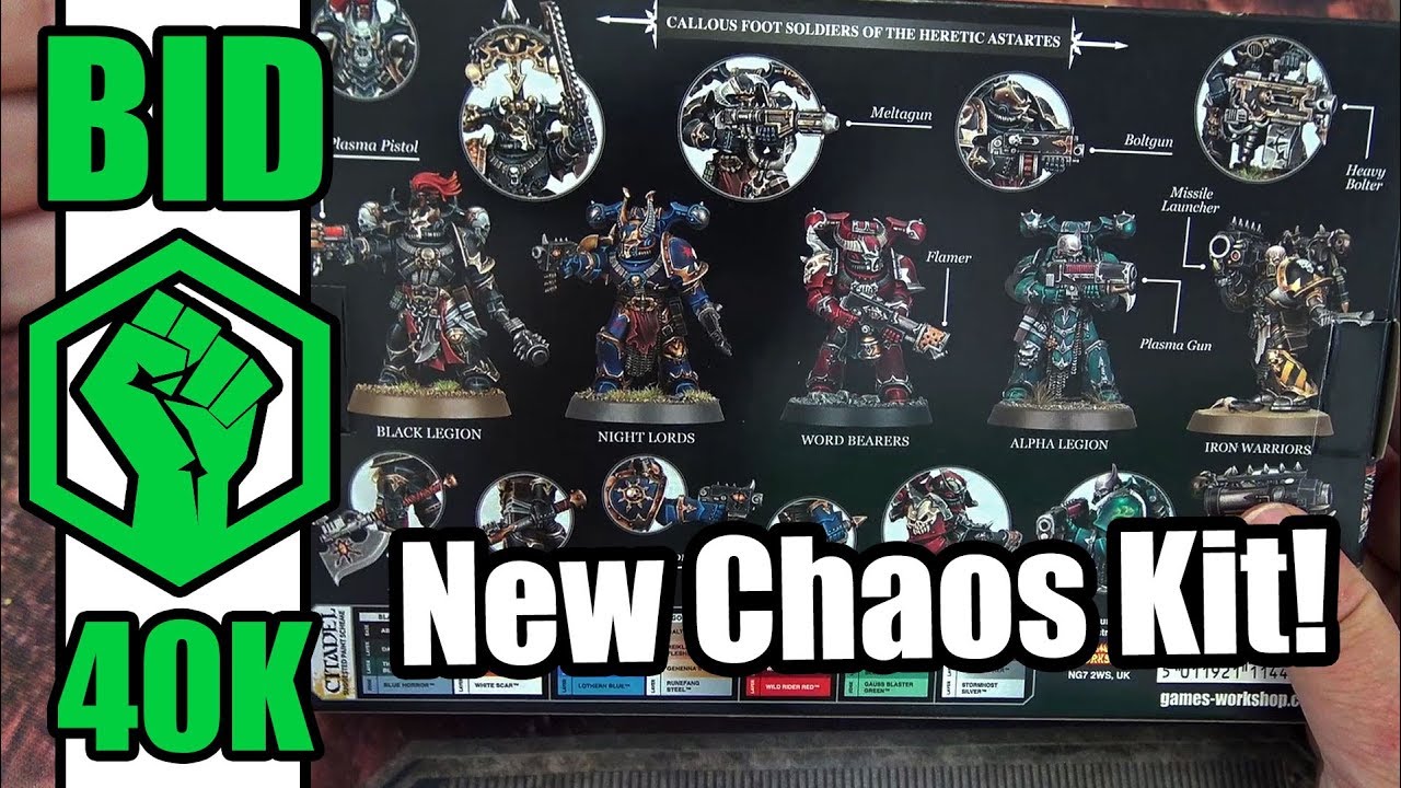 New Chaos Space Marine kit unboxing + review YouTube