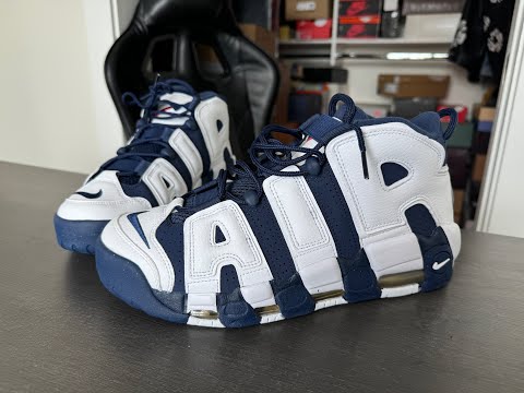 Nike Air More Olympics Uptempo 96 2024 On Feet Review - YouTube
