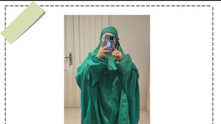 خياطة  ثوب أو إسدال الصلاة المستخدم في الكويت  بطريقة سهلة وسريعة  ?