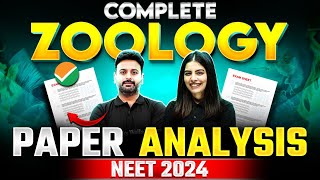 Complete ZOOLOGY Paper Analysis || NEET 2024 🔥