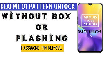 Oppo Realme 1 Pattern Password Unlock (Remove Screen Lock) Without Box