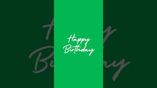 Happy Birthday Text Animation Green Screen #Greenscreen #Happybirthday #Textanimation #Birthday