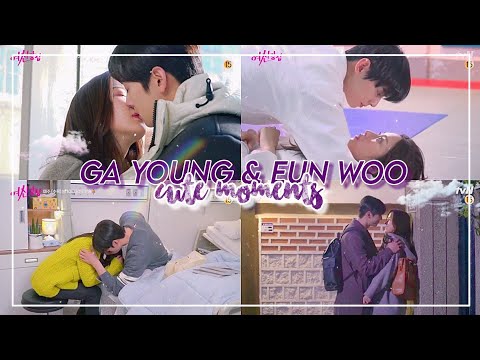 ga young & eun woo - cute moments part6♡ (true beauty)