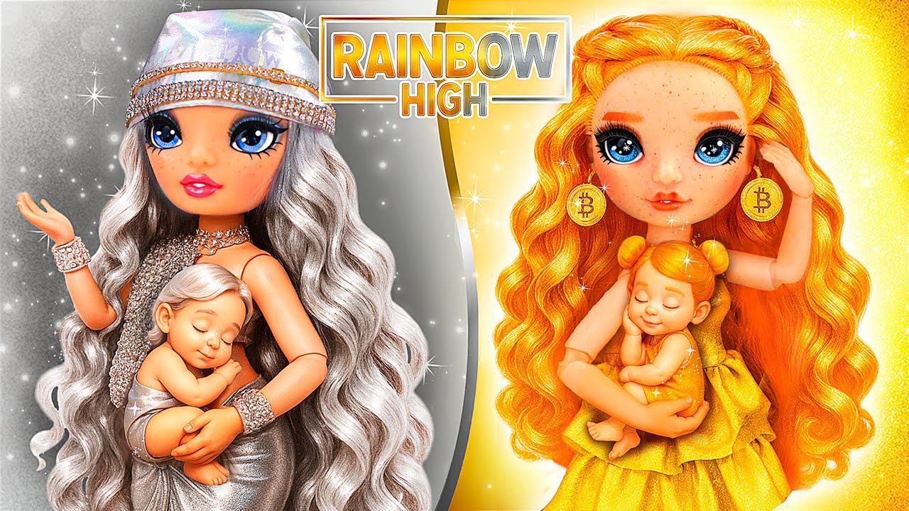 Золотиста та Срібляста Ляльки ЛОЛ дорослішають! Вироби для ляльок ЛОЛ