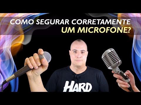 Vídeo: Como Segurar O Microfone