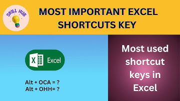 Excel Shortcuts 2024 Best Excel Shortcuts in Hindi  Keyboard Shortcuts Computer user must Know