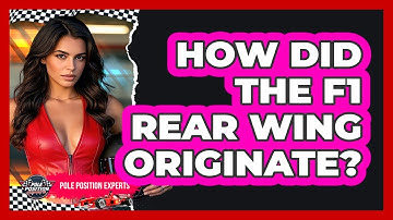 How Did The F1 Rear Wing Originate? - Pole Position Experts