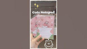 Cute Notepad in Mr DIY 🍑✨ #stationery #adorable #cute #notepad #aesthetic #MrDIY #Shorts