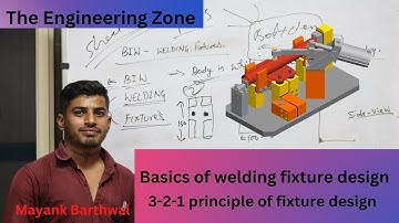 Basics of welding fixture design.3-2-1 principle of fixture design #engineering #mechanical #design