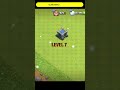 Unveiling the Ultimate Evolution: COC clan castle in 3D from Level 0 to 11! #gaming #coc #shorts