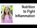 "Nutrition to Fight Inflammation" Presented by Lara Rondinelli-Hamilton, RD, LDN, CDE