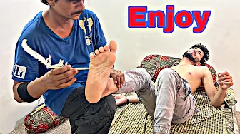ASMR FULL BODY RELAXING MASSAGE || Amazing tickle or massage #asmrmassage
