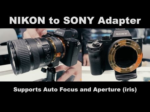 Fotodiox FUSION Smart AF Adapter Nikon G-Mount AF-I / AF-S Lens to Sony E-Mount Full Autofocus