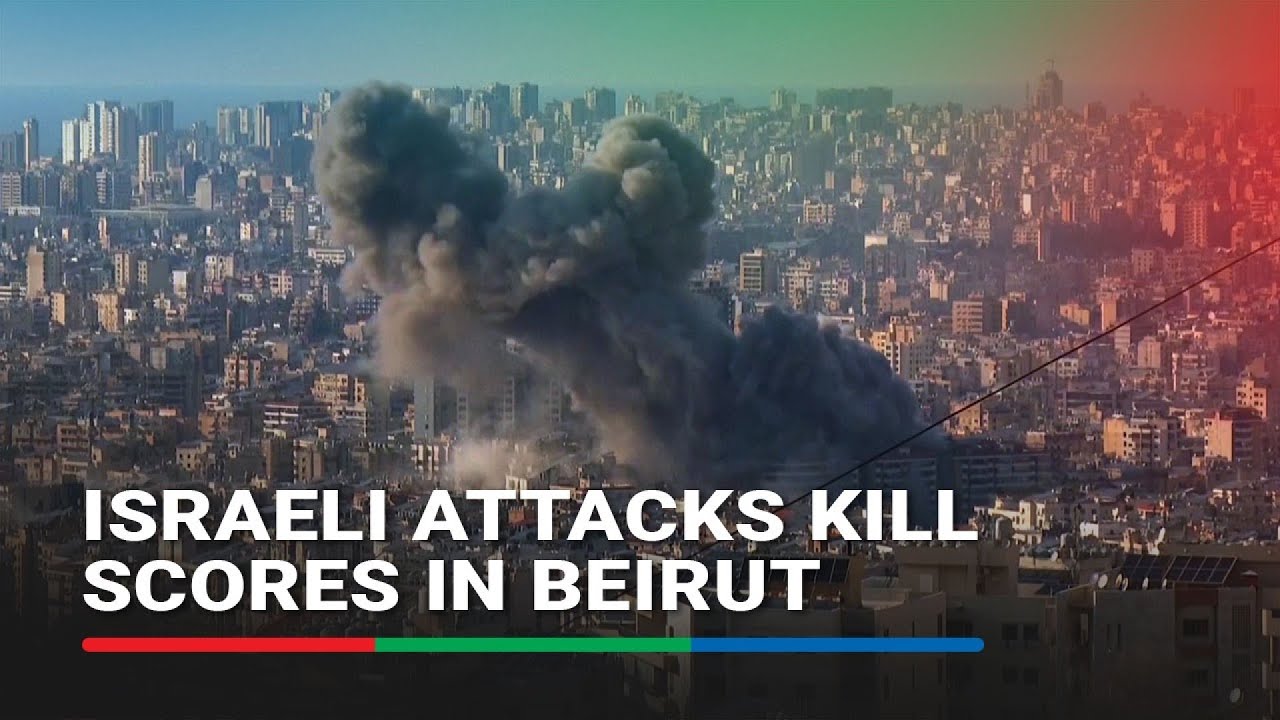 Blasts rock Beirut's southern suburbs as Israeli attacks kill scores | ABS-CBN News