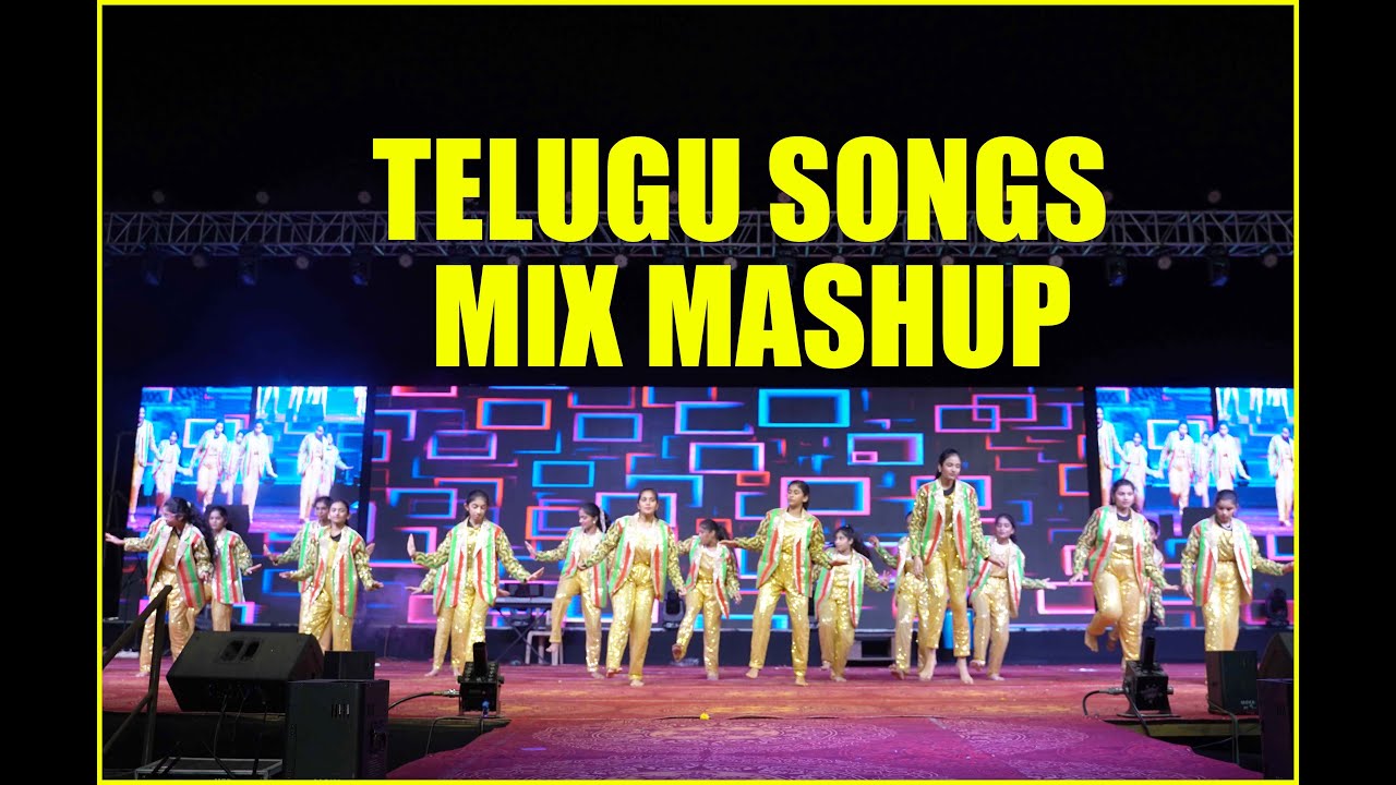 Telugu songs mix mashup performance || 2nd Annual Day celebrations || Delhi Public School | Khammam