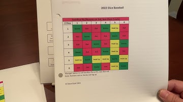 Simple Dice Baseball Simulation Game