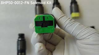 8HP50-0012-FN Solenoid Kit 9Pcs A Kit 3 Yellow 4 Blue 1 Black 1 Green 8HP50 Transmission