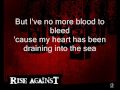 Rise Against - Blood to Bleed (With Lyrics)