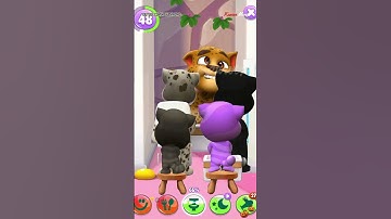 Talking Tom Funny Videos || 5 Color My Talking Tom 2 together in one bathroom