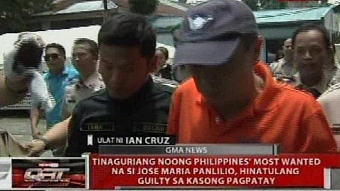 QRT: Jose Maria Panlilio, hinatulang guilty sa kas...