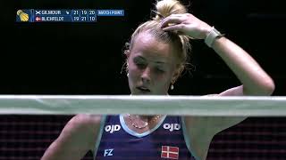 Match Point - Kirsty Gilmour vs Mia Blichfeldt - WS, SF - European Championships 2022