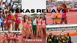 VLOG: TEXAS RELAYS 2024 ( meet record, team bonding and more….