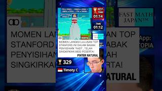 Murid Stanford Mencoba Lolos Babak Penyisihan FAST MATH JAPAN #competition #mathematics #brickstopia