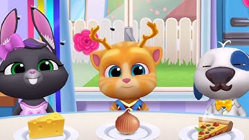 My Talking Tom Friends (by Outfit7) Gameplay Walkthrough (Android,iOS) Ep17 - Fun Cat Game HD