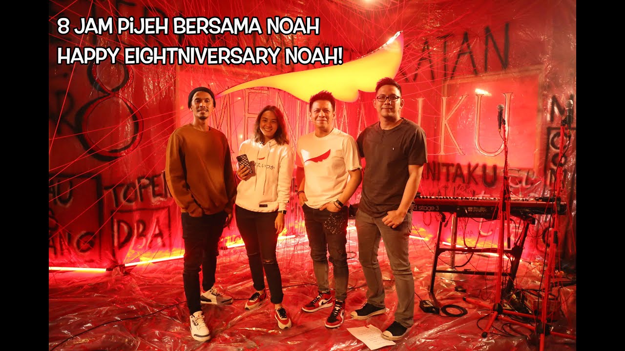 8 JAM PIJEH BERSAMA NOAH DI ULANG TAHUN ARIEL NOAH DAN ANNIVERSARY NOAH KE 8, CENENG ANETTTT!!!