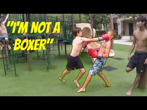 CRAZY KIDS BOXING MATCH**BROTHER PULLED UP** | AMATEUR UNDERGROUND BOXING